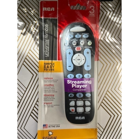 New in box RCA‎ universal remote streaming player compatible - Picture 3 of 3